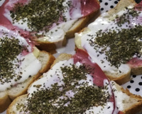 Pizza rápida de pão de forma