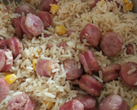 Arroz com linguiça