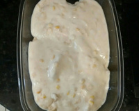 Filézinho de frango ao molho de creme de leite e milho