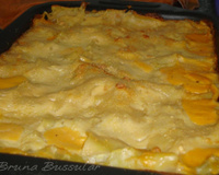 Lasanha de camarão com requeijão