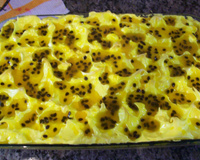 Pavê mousse de maracujá