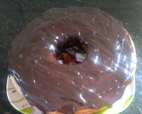 Cobertura de chocolate com creme de leite