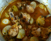 Caldeirada de Tucunaré com pirão