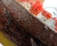 Bolo pudim de chocolate