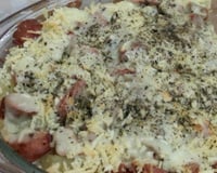 Torta de batata com calabresa