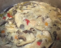 Sopa de cogumelos picante - low carb