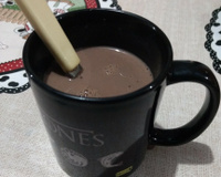 Chocolate quente de microondas