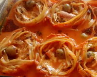 Macarrão ninho ao forno