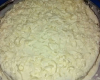 Bolo gelado de chocolate branco