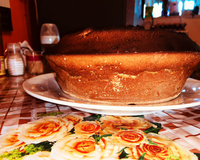 Bolo de casca de banana
