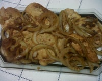 Filé de frango frito sem óleo