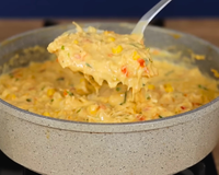 O prato cremoso de frango que salva qualquer almoço sem graça e já virou favorito aqui em casa