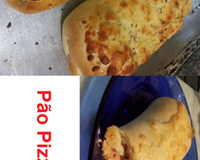Pão pizza delicioso