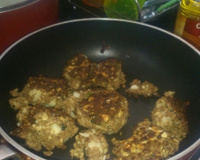 Bolinho de carne de soja