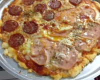 Pizza fácil sem glúten