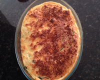 Souflé delicioso de espinafre sucesso garantido