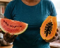 Melancia x mamão: qual das duas frutas tem menor impacto no açúcar no sangue? TudoGostoso explica