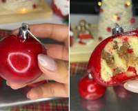 Bolinha de Natal do amor: esse docinho charmoso vai decorar a sua árvore e ainda servir de sobremesa no final da ceia