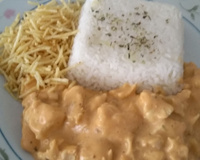 Estrogonofe de frango da Kalil