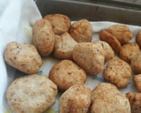 Bolinho de arroz com farinha de aveia