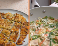 Panqueca de legumes coreana que é sucesso nos doramas é muito mais fácil de fazer do que você pensa