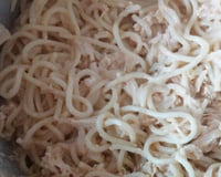 Macarrão ao molho de frango