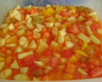 Salada de frutas tropicais