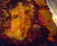 Rocambole de carne moída