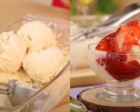 Sorvete caseiro de baunilha supercremoso com apenas 3 ingredientes: receita simples não leva creme de leite e fica uma delícia