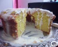 Bolo de laranja com casca fácil