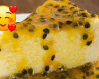 Ninguém resiste a um bolo fofinho como esse de maracujá na hora do café