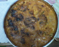 Peixe ao molho de tomate e leite de coco