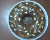 Bolo de maçã com aveia, canela e passas