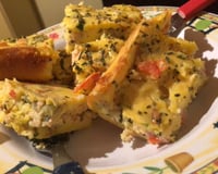 Torta fácil de presunto e mussarela