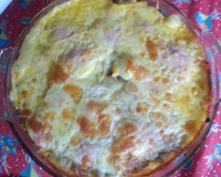 Carne moída com queijo (Lasanha de pobre).