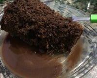 Bolo de chocolate na caneca