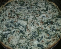 Quiche fácil de espinafre com ricota