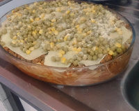 Macarronada de carne moída