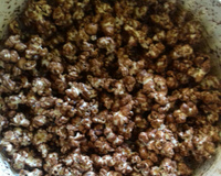 Pipoca doce de chocolate