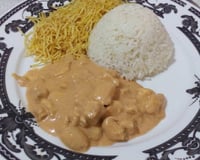 Estrogonofe de microondas