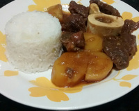 Músculo ao molho de cerveja preta