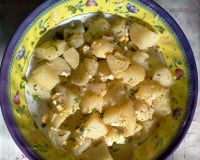 Salada simples de batata