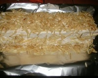 Torta de pão de forma com frango