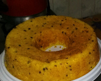 Bolo simples de maracujá