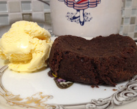 Petit gâteau de creme de avelã perfeito