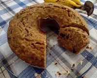 Bolo de banana sem açúcar