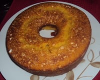 Bolo de farinha de milho delícia