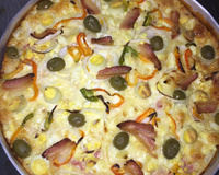 Torta portuguesa de liquidificador