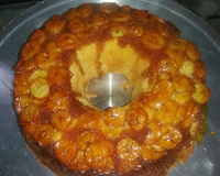 Bolo de banana caramelizado