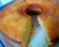 Bolo de mexerica com calda durinha